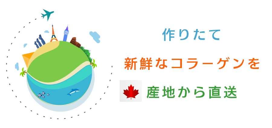 作りたて、新鮮なコラーゲンを産地から直送【FINNマリンコラーゲン基礎化粧品】